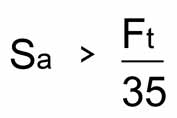 Formule calculs d'efforts