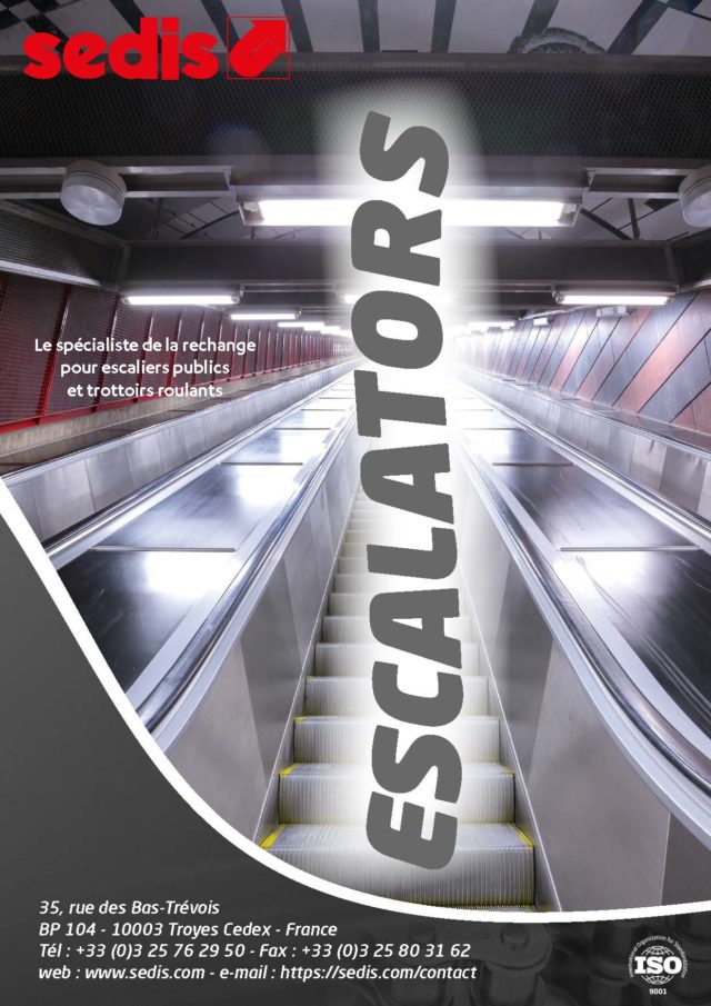 sedis brochure metier escalator