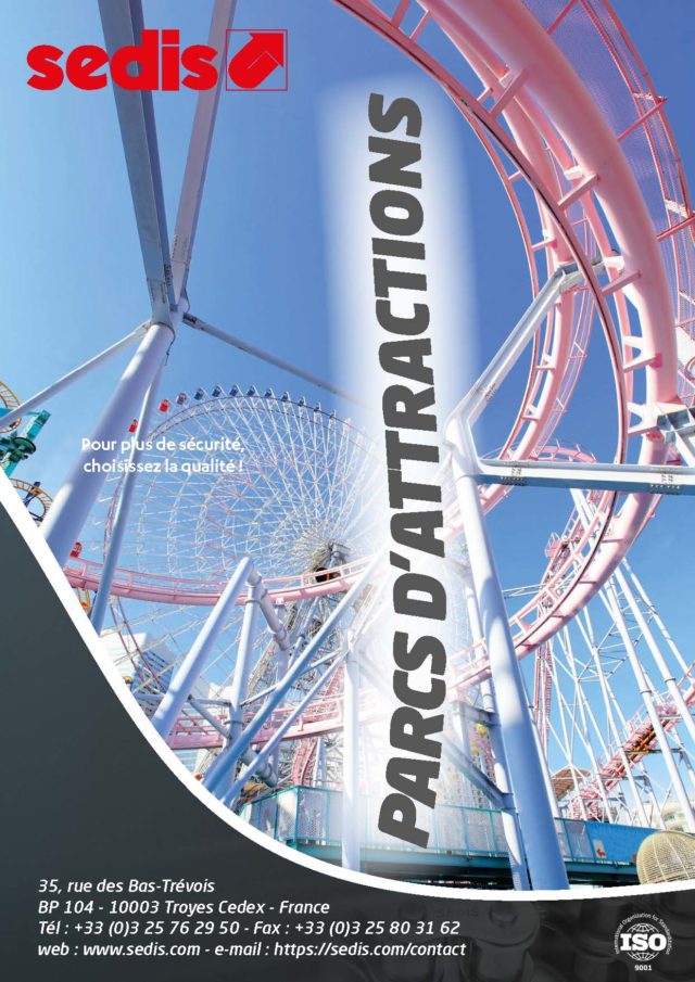 sedis brochure metier parc d attraction