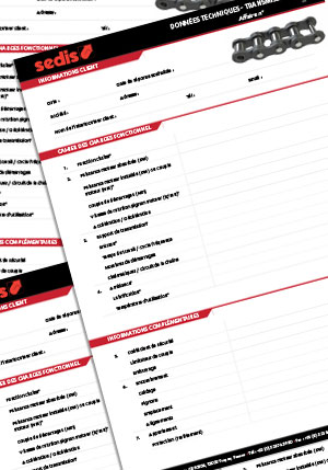 Sedis demande de spécifications techniques