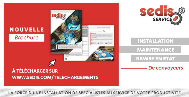 Sedis Service : installation, maintenance, remise en état de convoyeurs