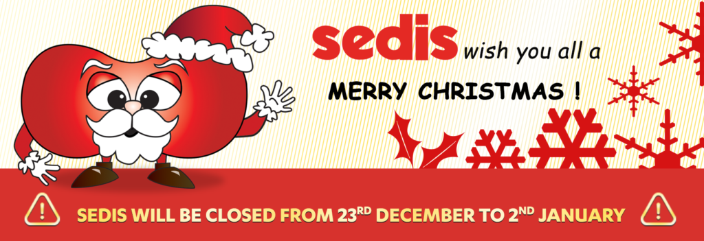 Sedis wish you a merry Christmas!